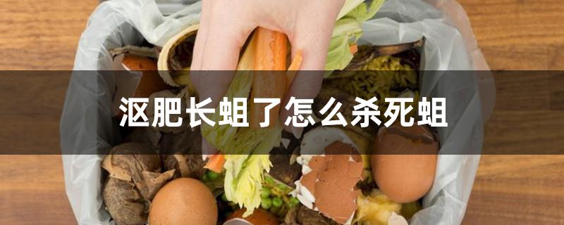 沤肥长蛆了怎么杀死蛆